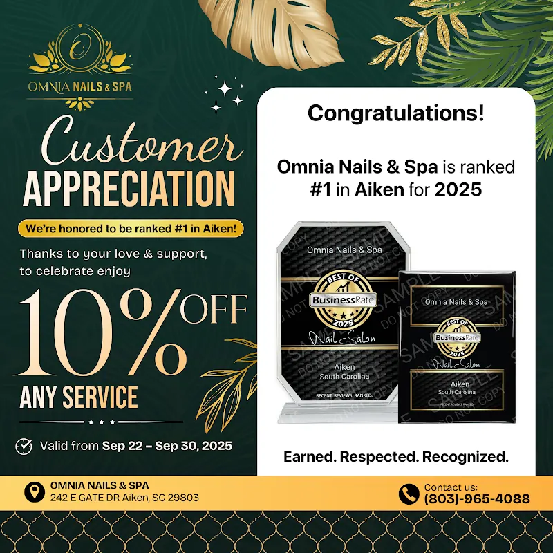 Omnia Nails & Spa — Nail salon in Aiken